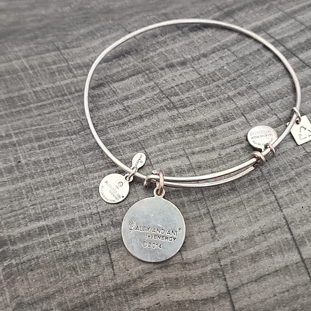 E - Alex and Ani Silver Celtic Knot Bracelet 2014